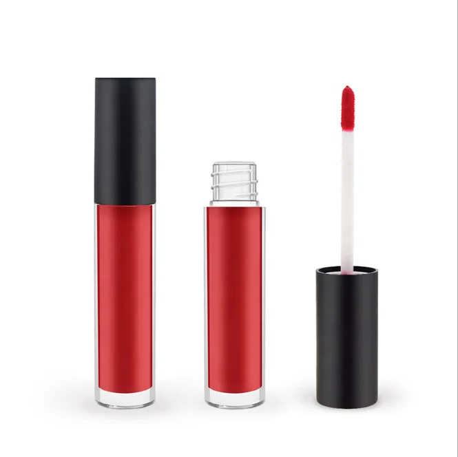 Clear tube OEM Makeup Lip Lipstick Long Lasting Waterproof Liquid 17 Colors New Lip Gloss
