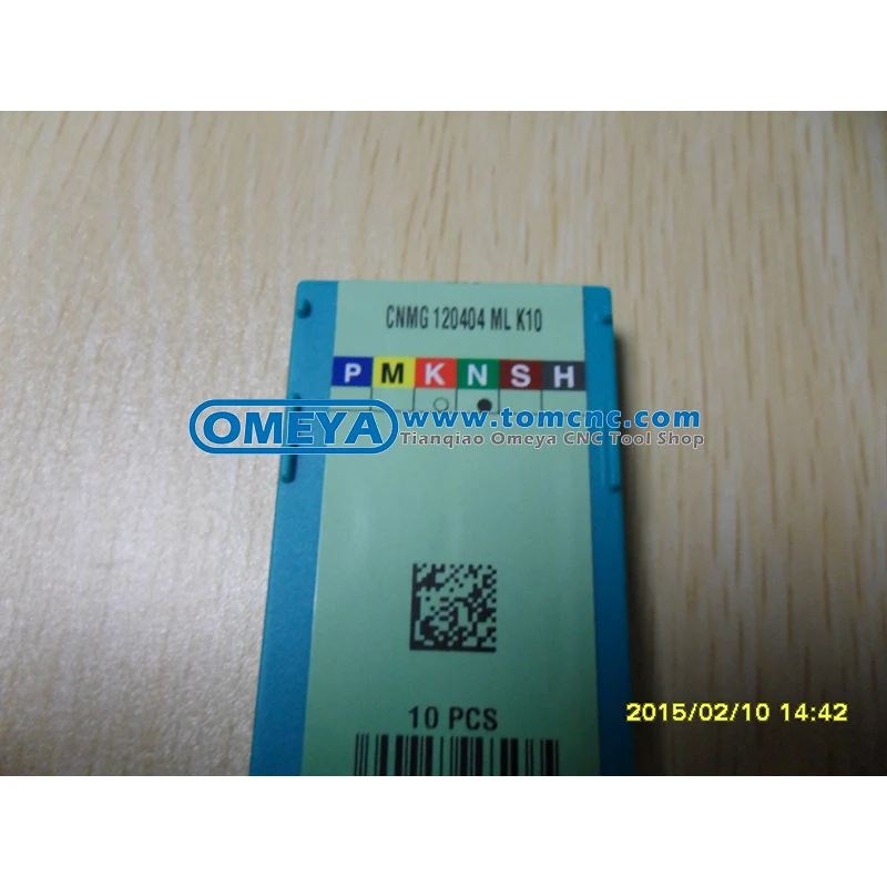 Твердосплавная токарная пластина CNMG120404 ML K10 TaeguTec