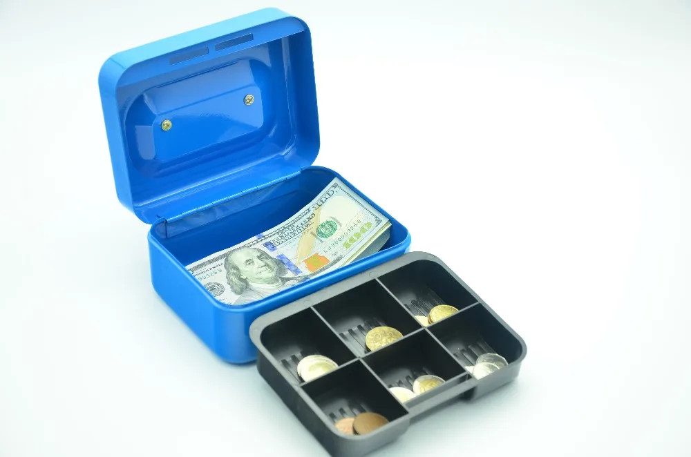 
 Мини-метал iron alumininum розовый черный денежный ящик для продажи  