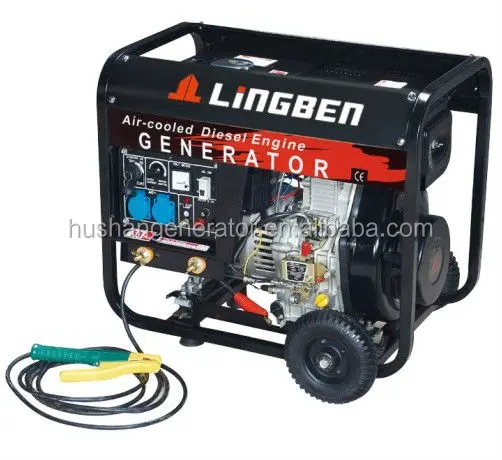 Lingben 5kw дизель сварочный генератор для