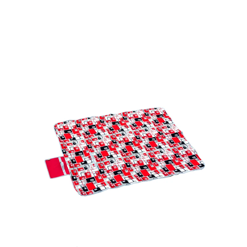 High quality cheap printed red outdoor picnic blanket