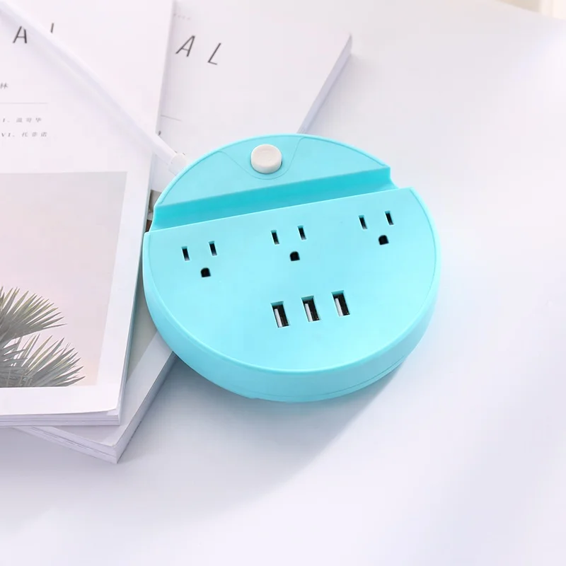 
New design hot sales portable power strip plug socket with USB ports power supply 