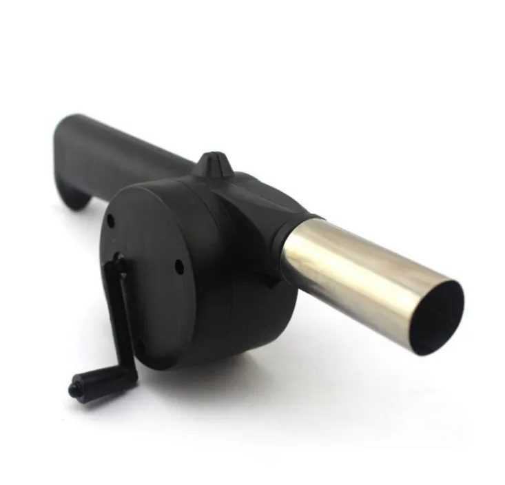 Portable manual blower picnic combustion-supporting hand dryer BBQ barbecue accessory