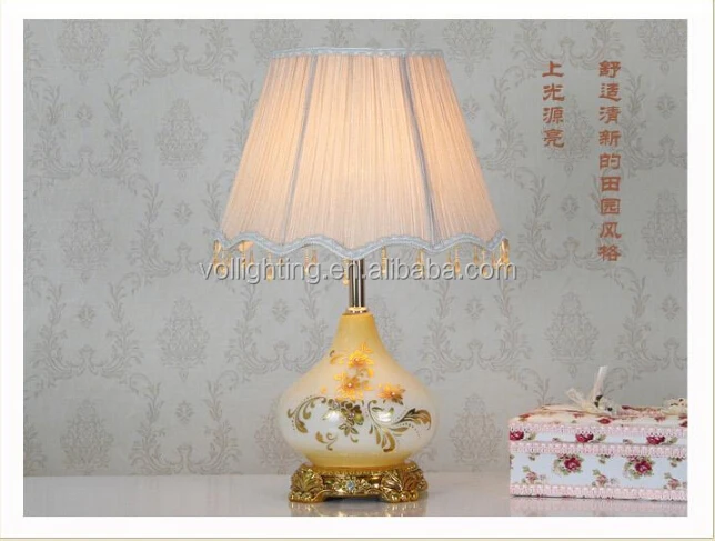 
classical and unique value beside light and traditional ceramic table lamp 