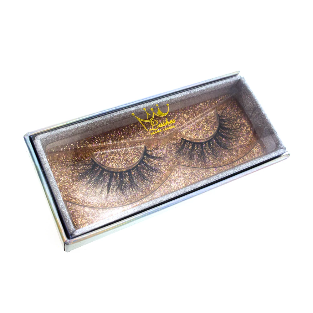 Create your own brand 3d mink eyelashes false silk synthetic eye lashes private label custom packaging box faux 3d mink lashes