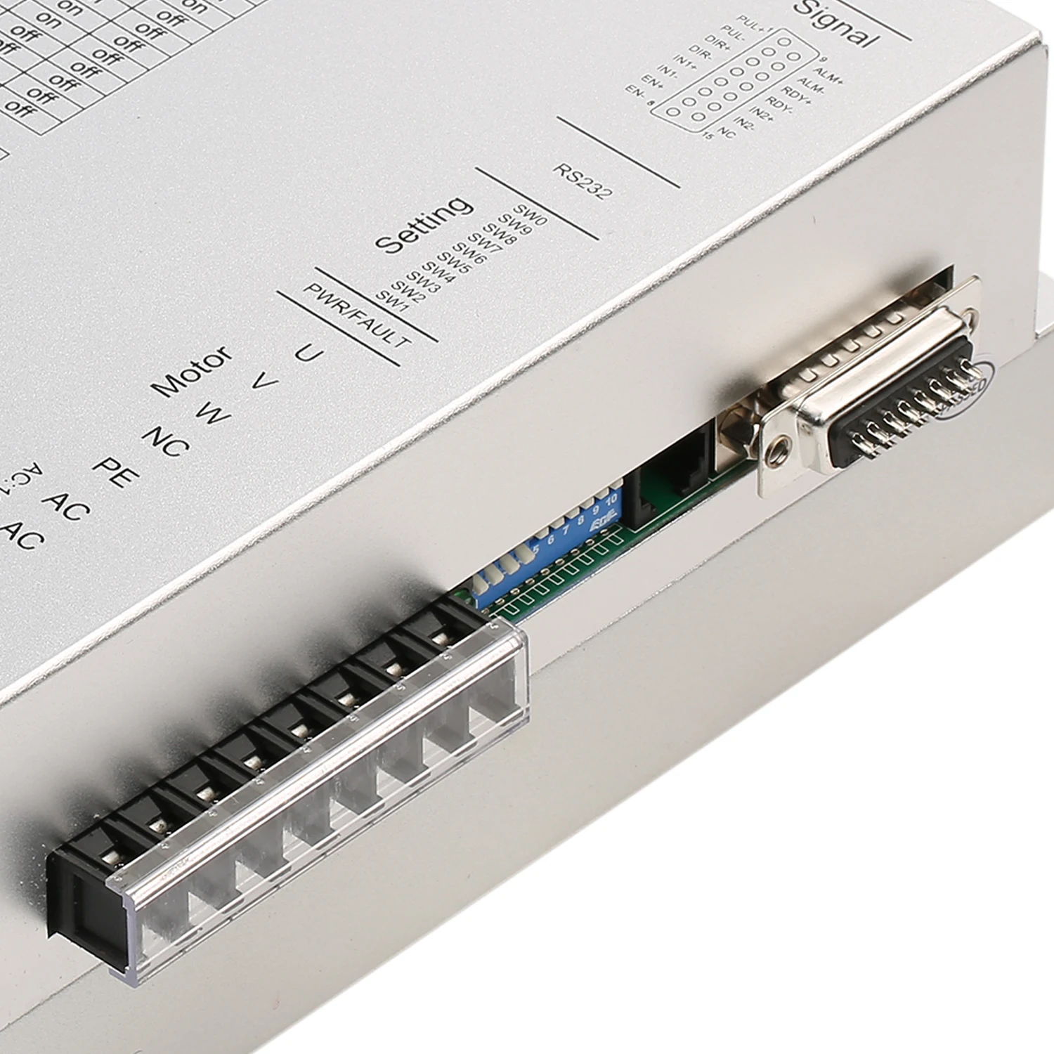 Digital 3 phase stepper motor driver 110-230V DC for nema 42 nema 52 stepper motor