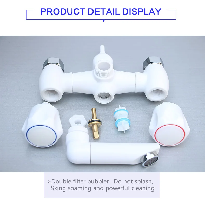 
7 way PPR material bathroom plastic faucet 