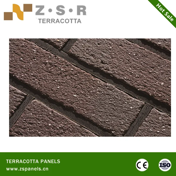 Hanging clinker slip clay split brick wall tiles ZSR