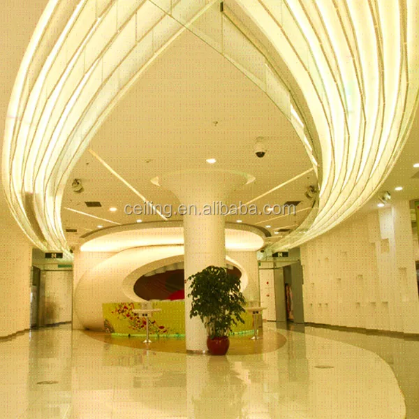 Высокопрочная художественная потолочная плитка GRG, изделия для украшения интерьера, сделанные в Гуанчжоу
