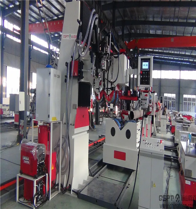 Автоматический сварочный центр для производства труб (патрон + ротатор)