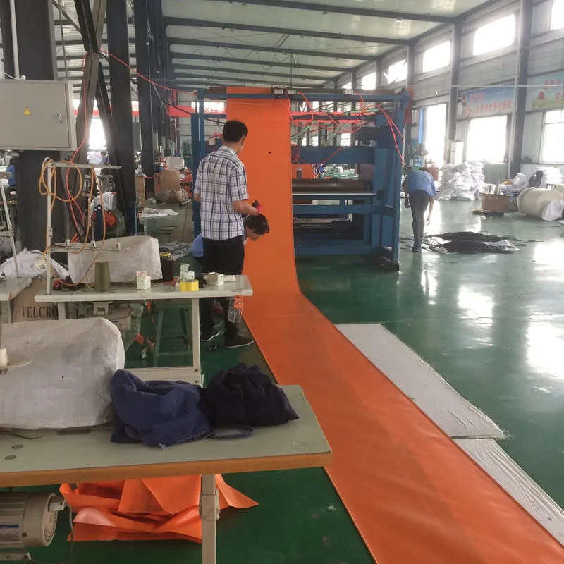 Knife scraping cloth tarpaulin for poultry farm
