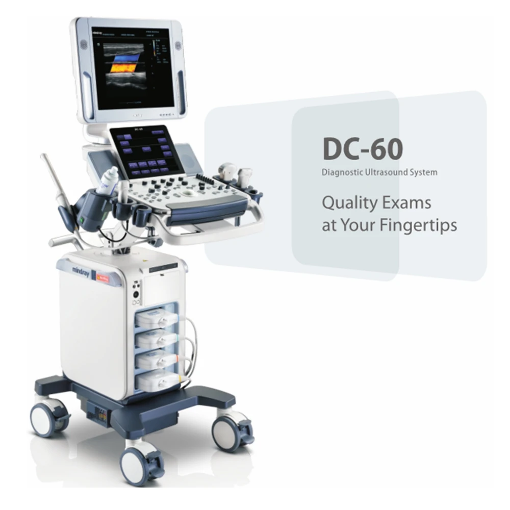 Premium Mindray DC-60 trolley 3D/4D Color Doppler Ultrasound machine for hospital DC60