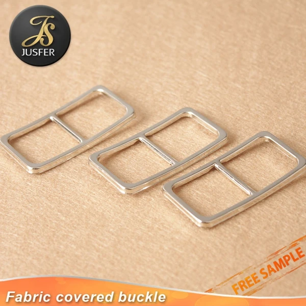 Arch shape metal buckle cover buckle blank for belt and clothing