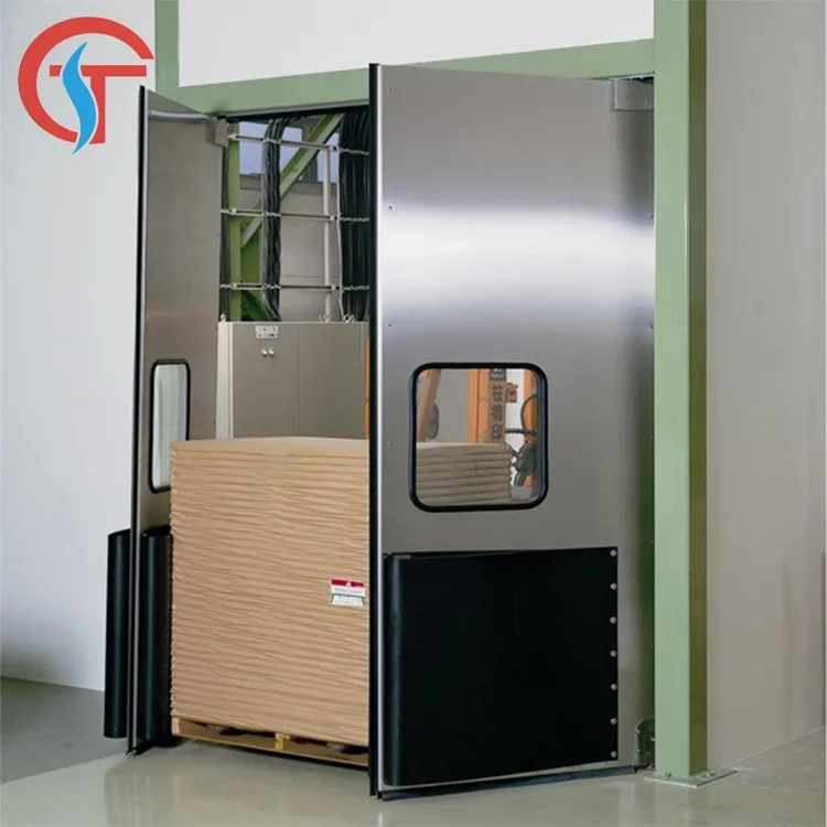 Stainless S/Steel Pu Insulated Impact Traffic Door
