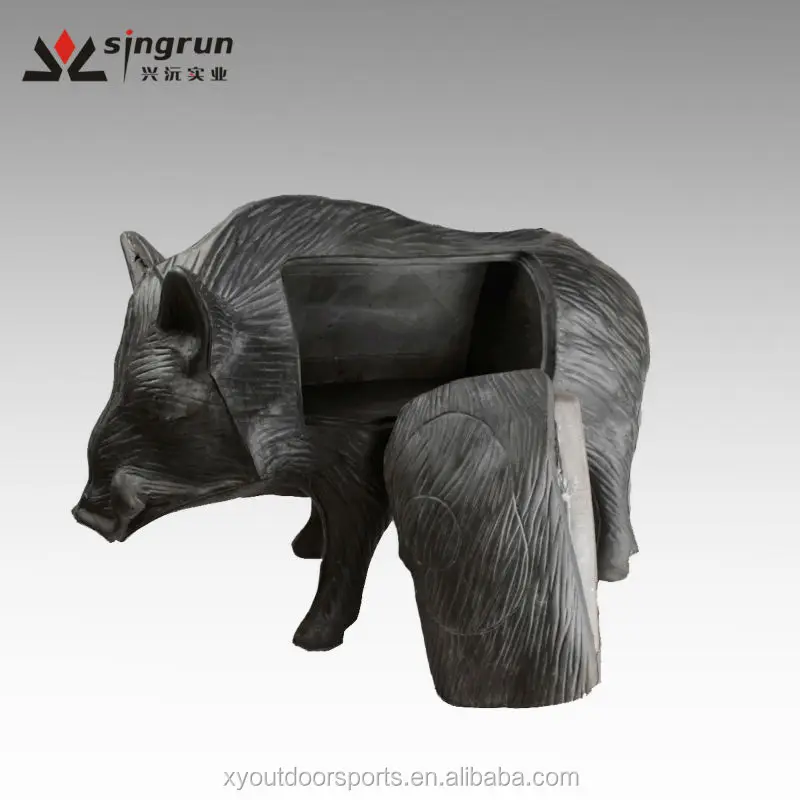 
Water-proof Foam 3D Animal Pig/Boar Shooting Archery Targets with Shooting Core 