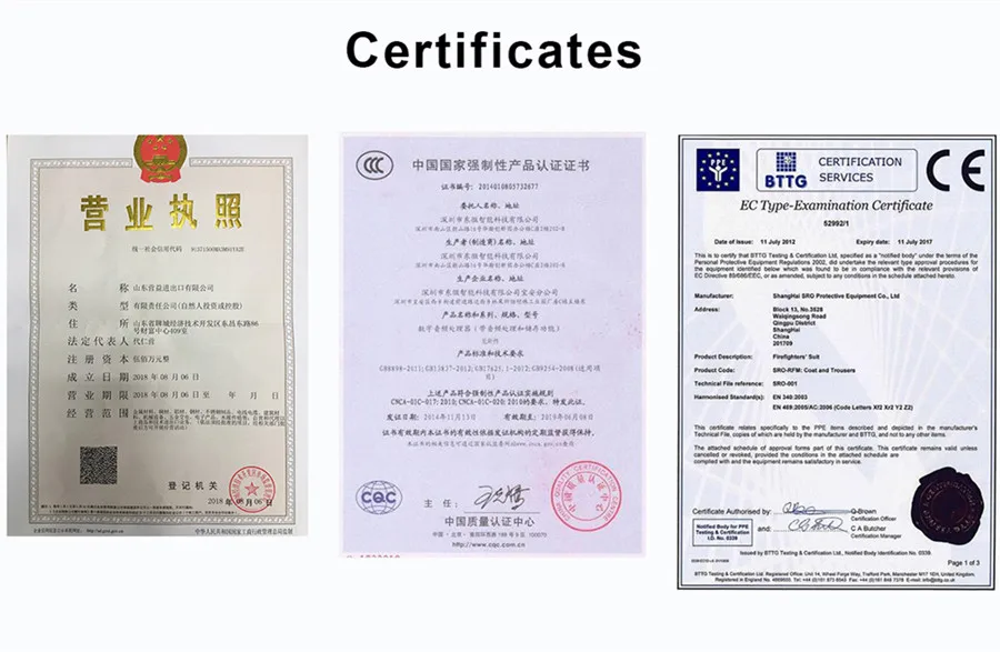 certificates
