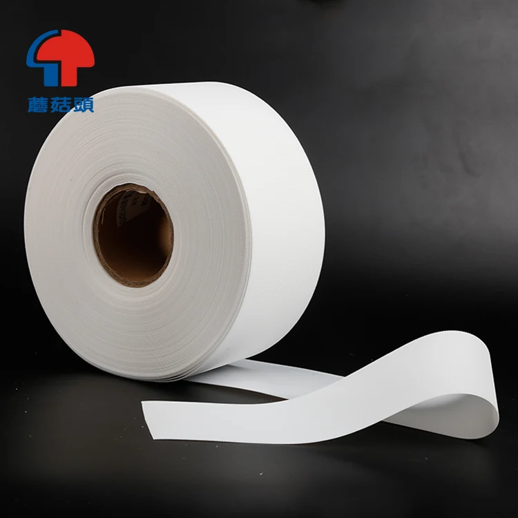 Customized size black and white plastic injection molded hook and loop