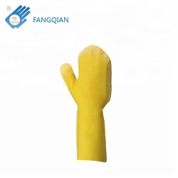 New Clean Latex Household Gloves with Sponge&Souring Pad