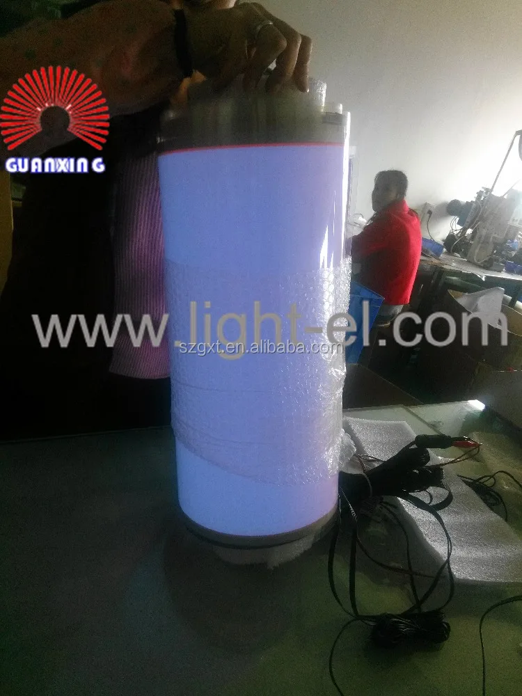 white blue green electro luminescent sheet backlight panel