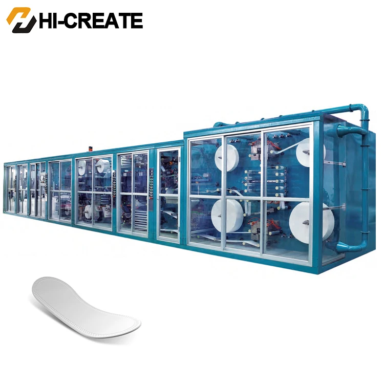 Factory directly sale panty liner making machine with