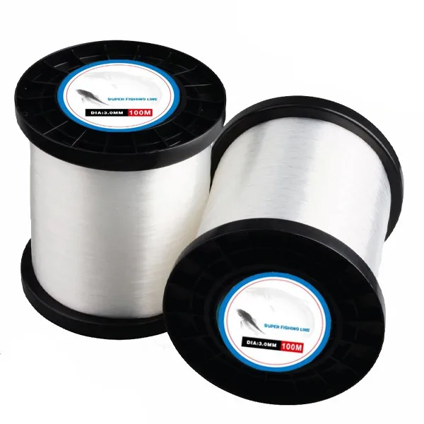 High strength 0.12mm 0.15mm monofilament fishing lineTRANSPARENCE dyed color