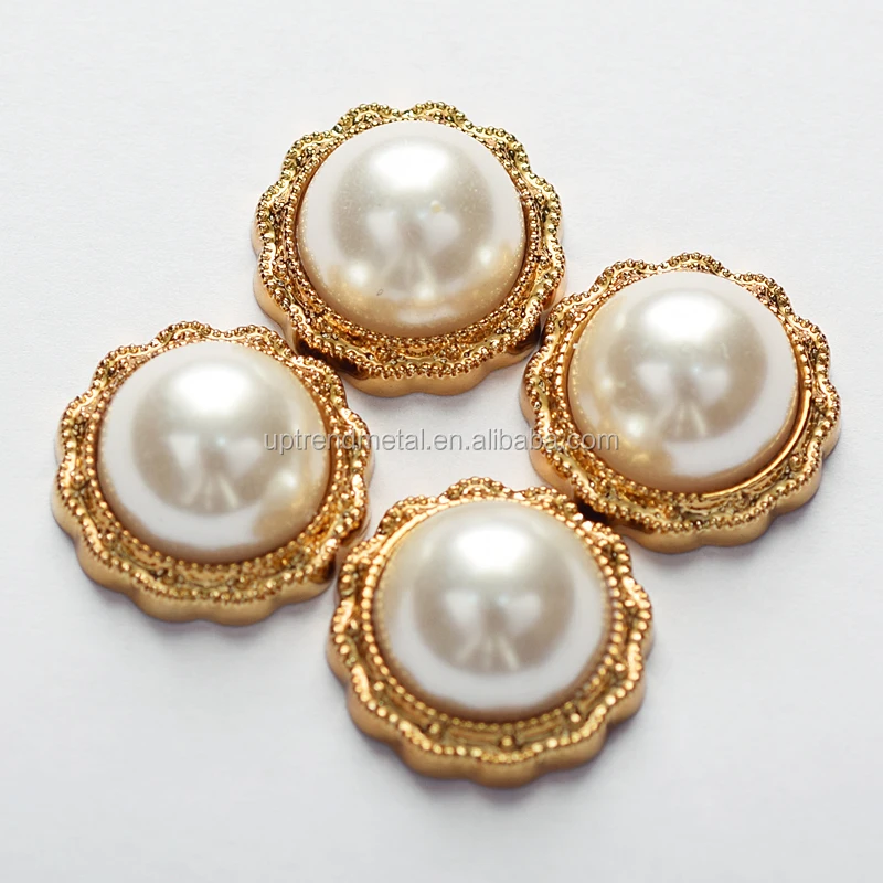 
Fashion Plastic Pearl Rivet Button Decoration For Shoes/Bag 