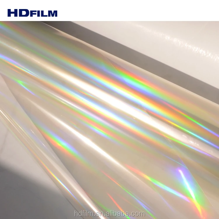 High Quality Seamless Transparent Holographic Lamination Film