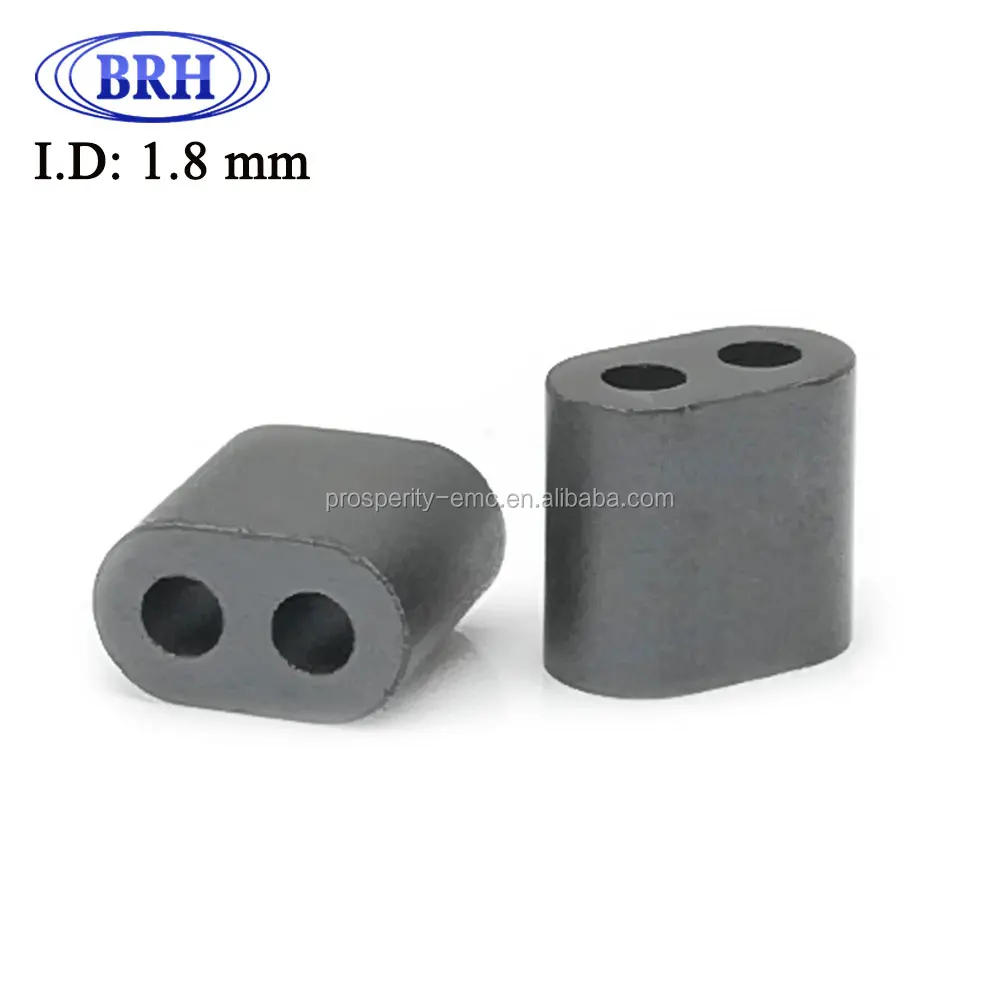 NiZn material two holes ferrite balun core with RoHS