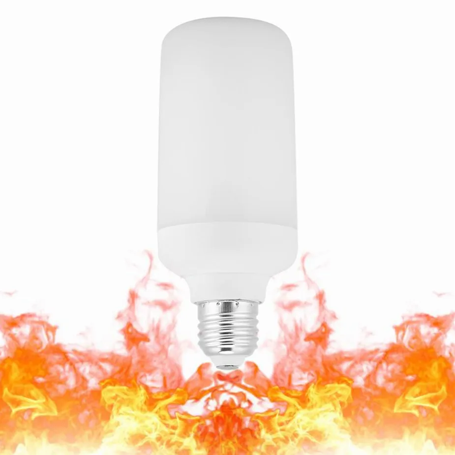 
led flame light Bulb, E27 LED Flickering Flame Lamp, LED Flame Effect Fire Light Bulbs 