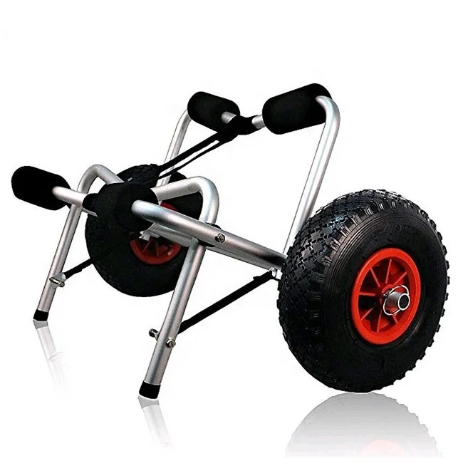 2019 Yacht New Kayak Canoe Jon Boat Carrier Dolly Trailer Tote Trolley Transport Cart Wheel