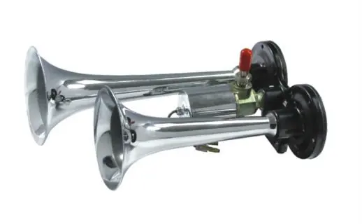 Two Trumpet Chrome Air Horn ,truck horn,auto parts