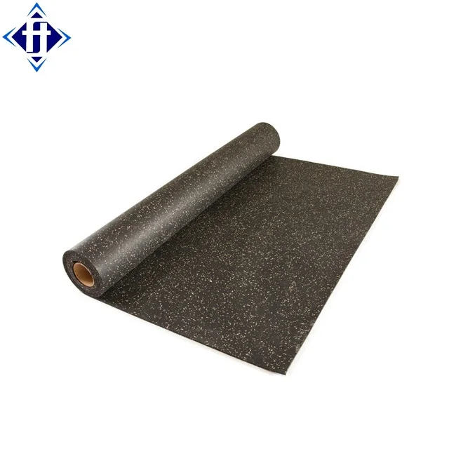 Cheap Durable 6mm Rubber Gym Flooring Rolls
