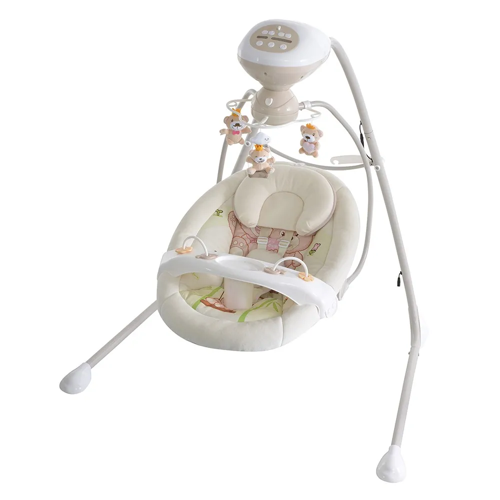 Infant Swing Baby Cradle Swing Multifunctional Rocker/Electric Baby Rocking sleeper with a Mosquito Net