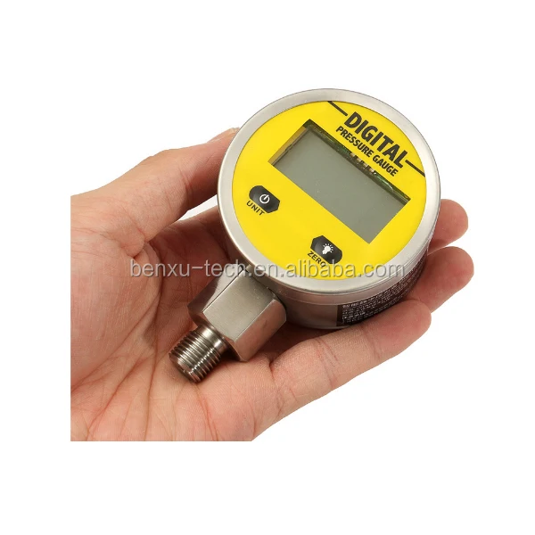 
0-25Mpa Metal Case Battery-powered Digital Pressure Gauge 