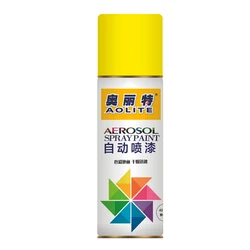 colorful refillable removable aerosol acrylic car spray can paint