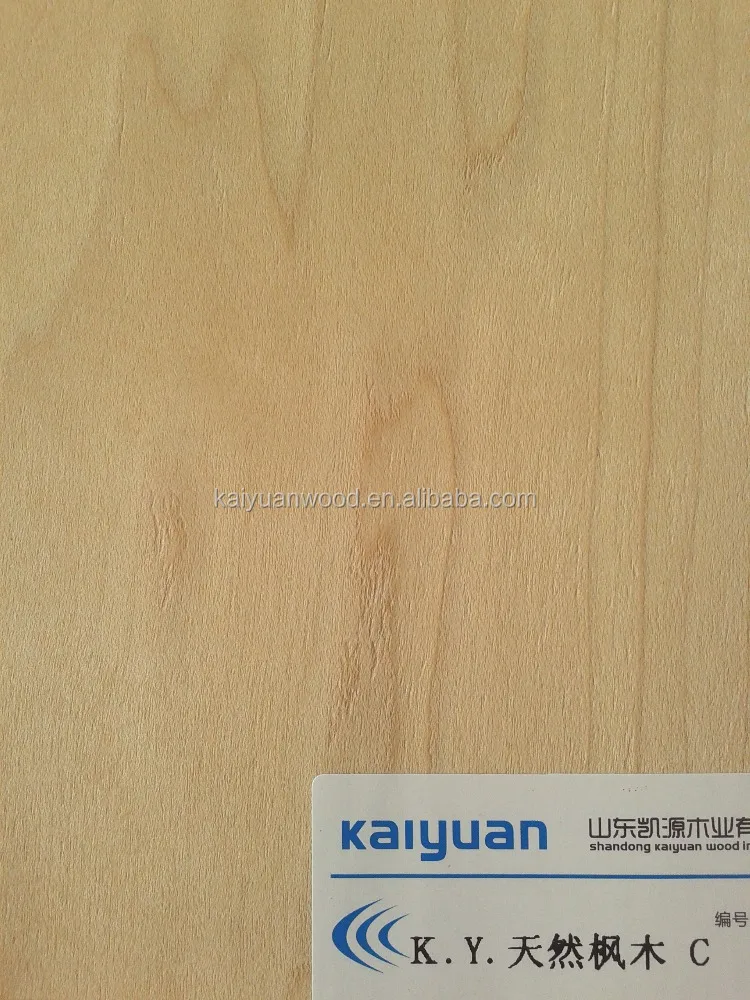 Canadian maple wood veneer