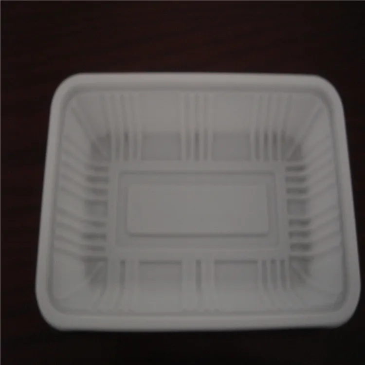 
disposable degradable blister environmental plastic lunch container package box 