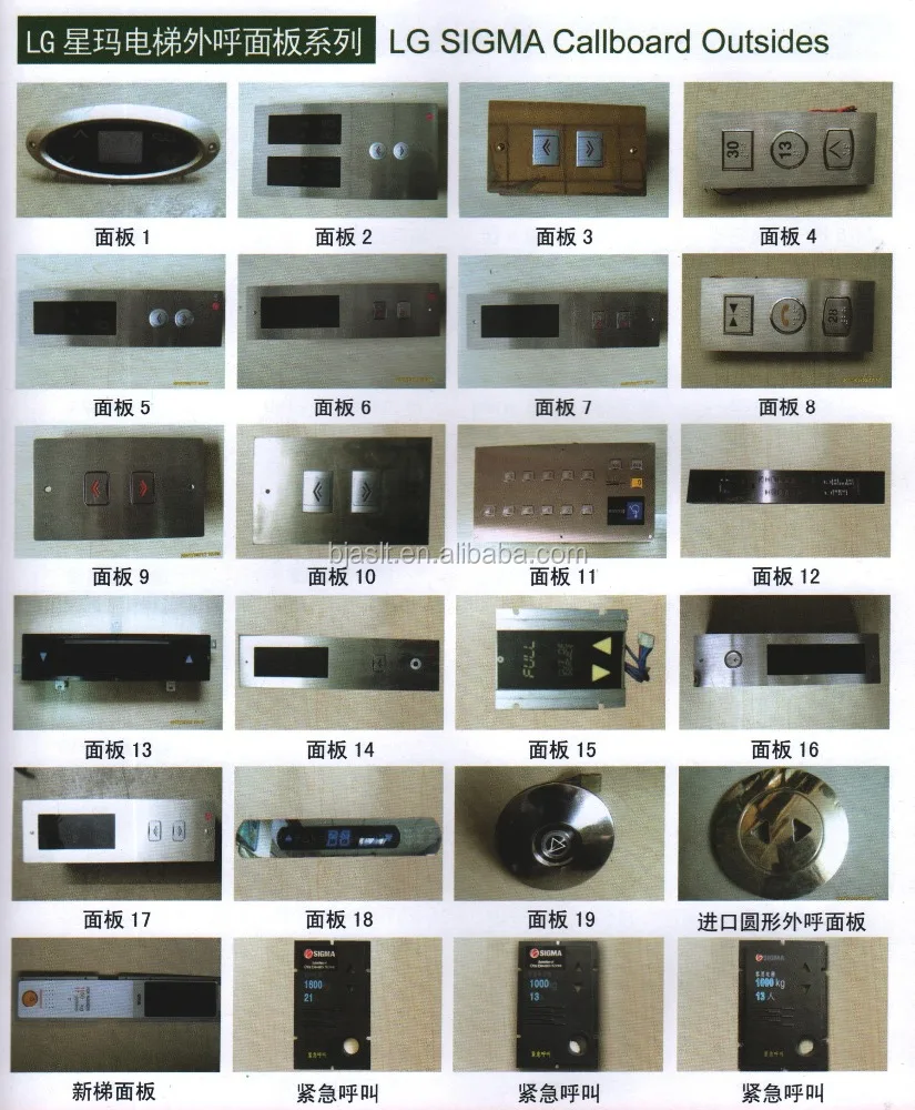 LG SIGMA Elevator Call Board Outside