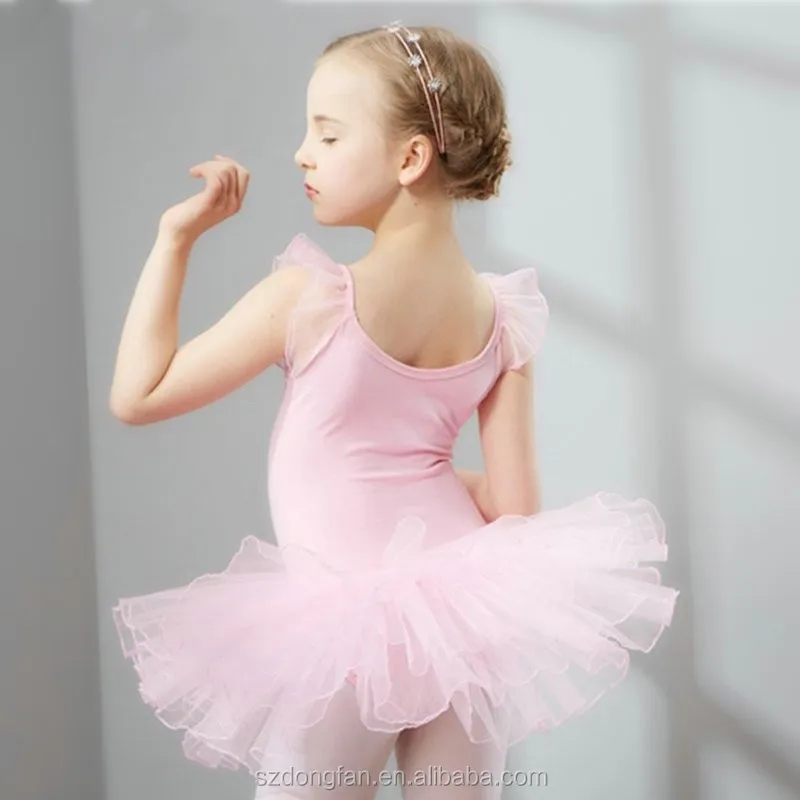 Elegant Ballerina Tutu Dresses Kids Dance Costume Leotard Ballet Dresses Gymnastics Leotards For Baby Girls