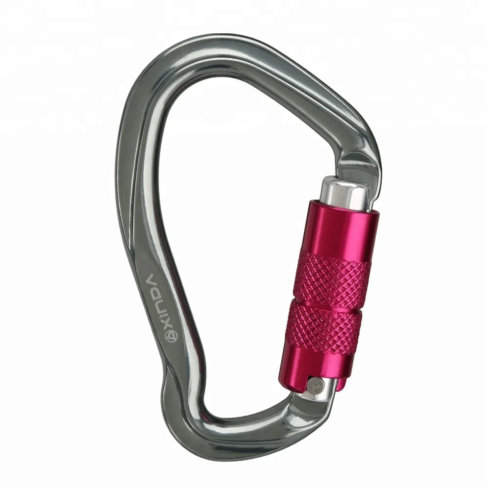 XINDA 23kN rock climbing carabiner climber screwgate carabiner  for hiking travel mountaineering