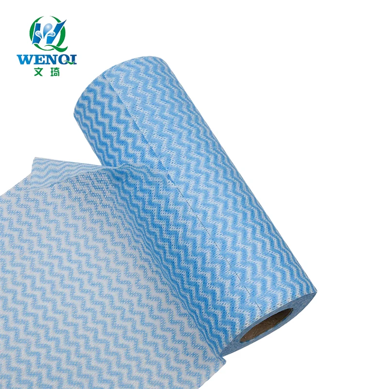 Viscose polyester kitchen cleaning cloths spunlaced nonwoven J cloth for household cleaning