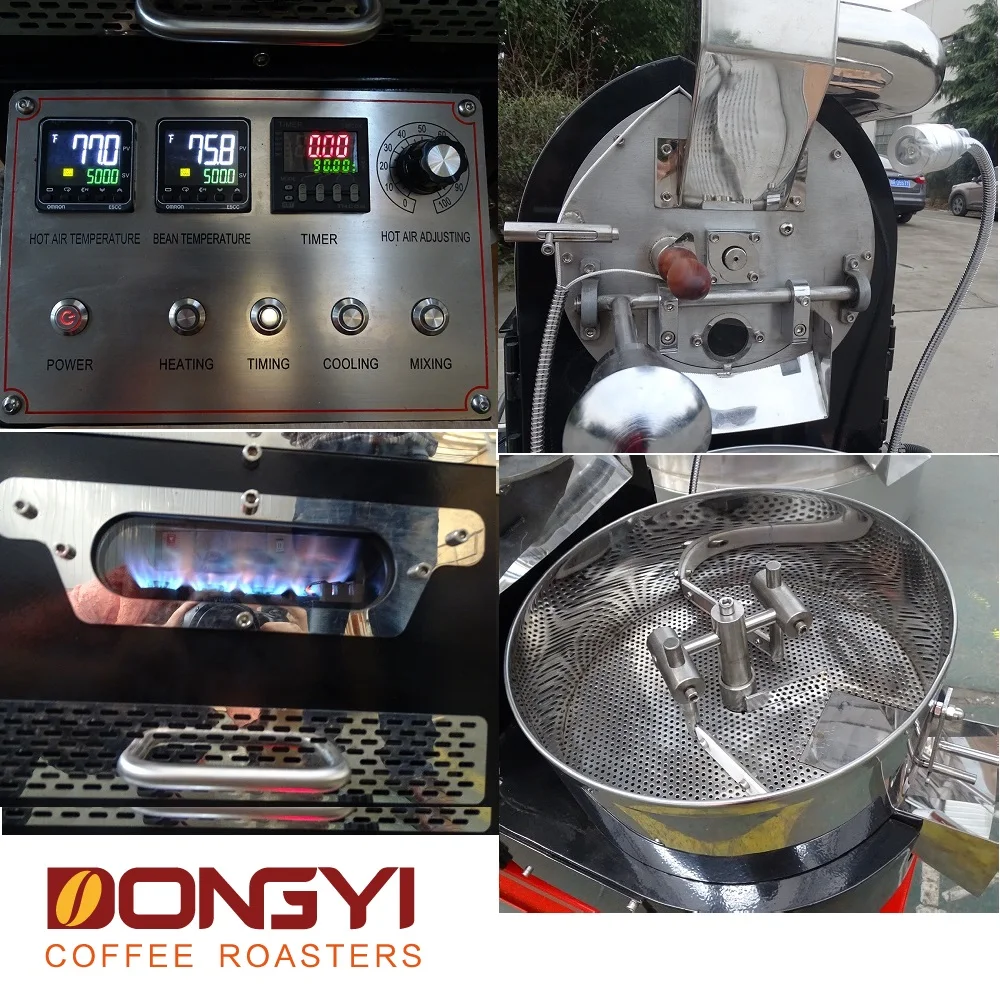 
6kg professional commercial coffee roaster boca boca coffee bean roaster BY6kg coffee roasting machine 