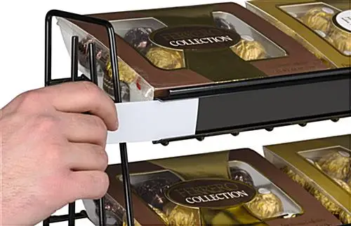 Retail Metal Wire Display Rack 5 Tier Merchandise Counter Rack Candy Snack Display Rack