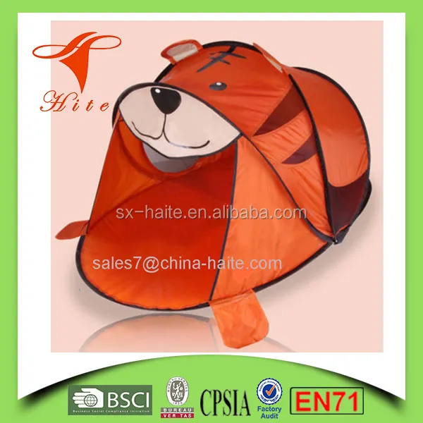 pop up animal( tiger/bear/dog) shape tent, baby tent, boat shape kids play tent