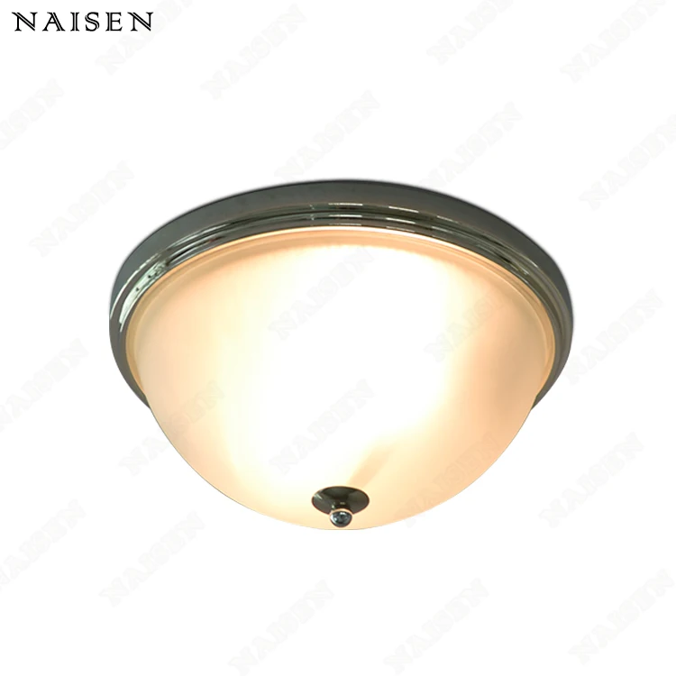Hotel room lamp indoor LED ceiling glass light kitchen lamps for dining room chrome color  ceiling lamp
