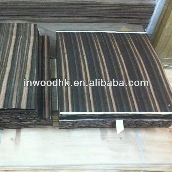 Natural Black Ebony Wood Flooring Size Veneer