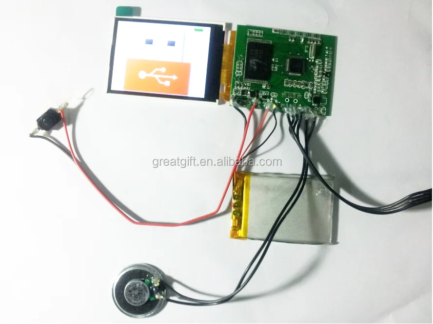 New Video Greeting Card Module Video Recording Module
