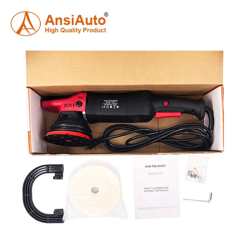 Professional 900W 6 Grade Dial Speed Control 15mm car polishers Surface Polishing Dual Action Car Polisher