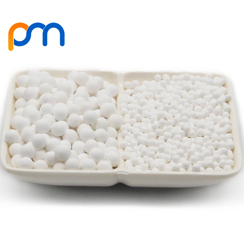 Inert Alkaline Alumina Ceramic Ball Catalyst Support