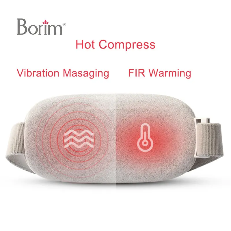 Borim Intelligent heating and Hot compress Vibration Massager Belt fitting female abdomen